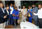 Official Delegation Met Ms. Kanimozhi M.P after Mariyappan winning Silver Medal in Tokyo 2020