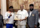 TNPSA Board Members & Paralympian Mariyappan Met TN Hon. Governor